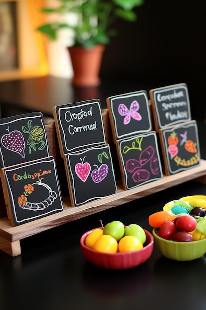 Karty z planami kulinarnymi